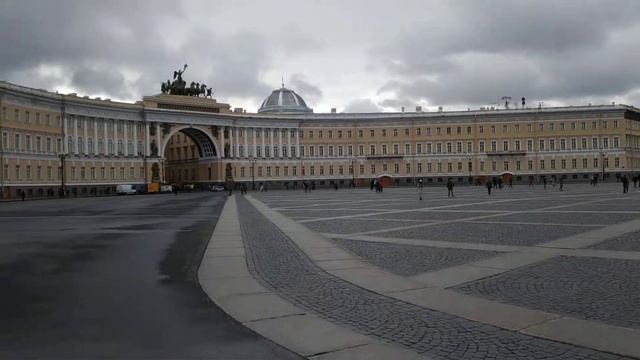 Санкт-Петербург. Съемки на дворцовой площади. смотреть онлайн