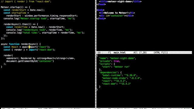 Dynamic imports in Meteor 1.5 beta смотреть онлайн