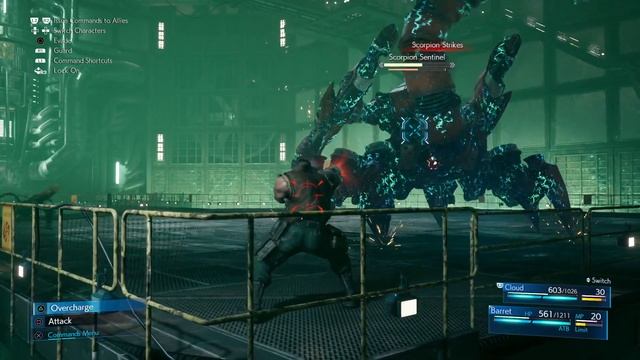 Final Fantasy 7 Remake Scorpion Sentinal Boss - How to beat the first boss in the Mako Reactor смотреть онлайн