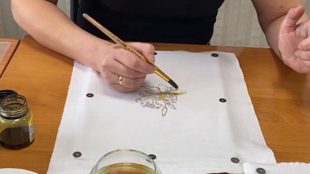 Мастер-класс по росписи ткани в технике «Холодный батик» смотреть онлайн