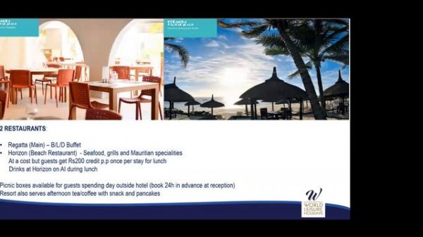 Training: Veranda Palmar Beach Mauritius