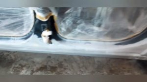 Опель Астра G переварка порогов и арки