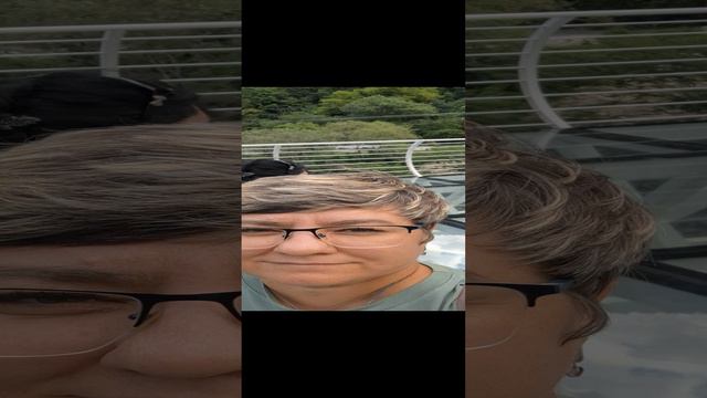 Стеклянная смотровая площадка по пути на озеро Рица. Мне было страшно. #Абхазия