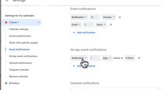 Google Calendar: Default Event Notifications смотреть онлайн