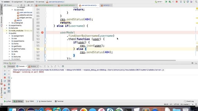 5.8 find user by username and credentials in a MEAN app - graduate webdev summer 1 2017 смотреть онлайн
