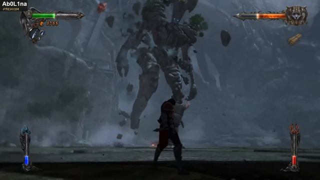 Castlevania: Lords of Shadow (PC)- Stone Boss Fight (Titan) смотреть онлайн