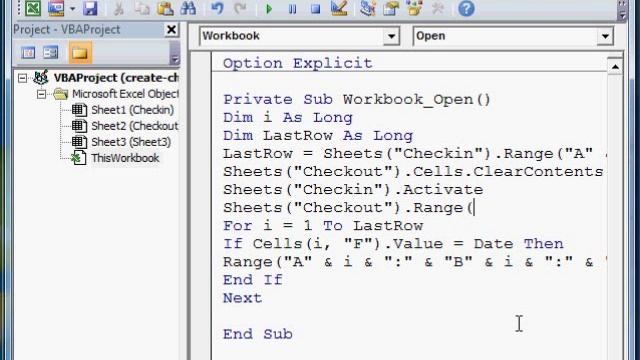 Create checkout list automatically using Excel VBA смотреть онлайн