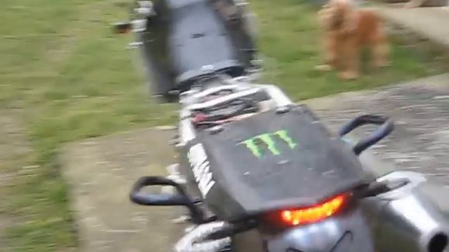 Lifan 250 GY7 (Yuki SM 250) modified exhaust смотреть онлайн