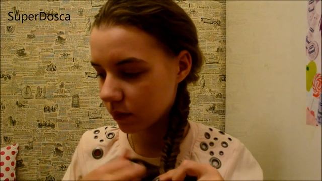 Прическа с плетением косы рыбий хвост. смотреть онлайн