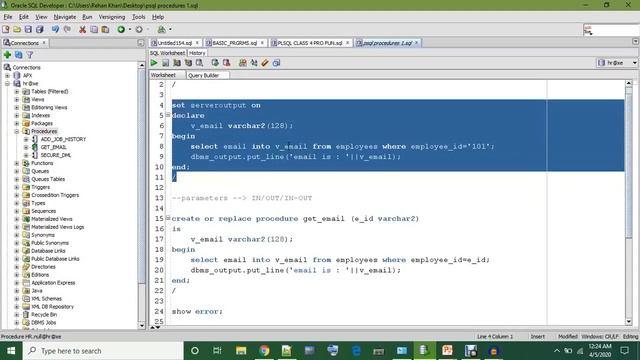 How to create PLSQL procedure смотреть онлайн