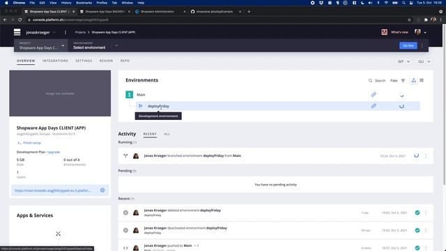 App example for Shopware 6 with platform.sh смотреть онлайн