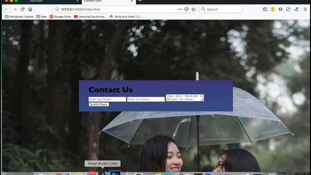 How to Create a Contact Form with HTML & CSS ! смотреть онлайн