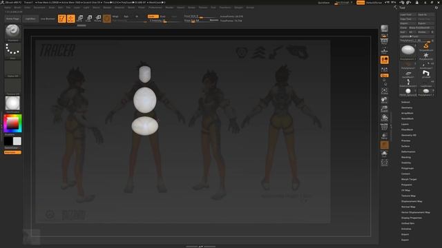 How to REFERENCE in Zbrush - 60 second tutorial смотреть онлайн