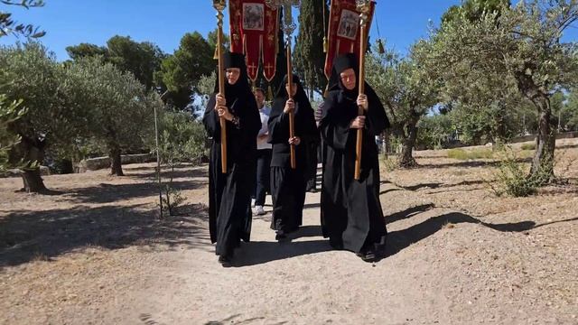 Праздник иконы Божией Матери ''Троеручица'' Спасо-Вознесенский женский монастырь на Елеоне.11.07.23 смотреть онлайн