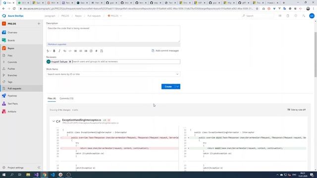 Creating pull request in azure devops смотреть онлайн