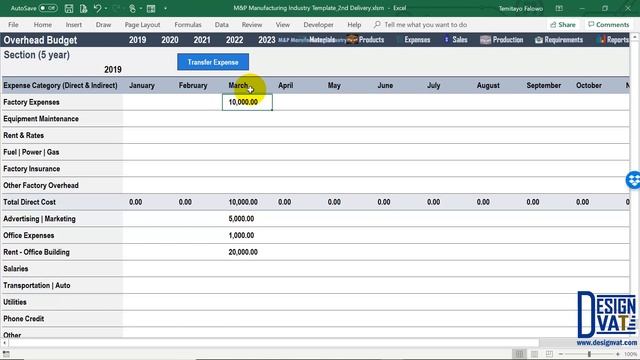 Raw Materials Inventory Planning Spreadsheet [Manufacturing Spreadsheet Excel Template] смотреть онлайн