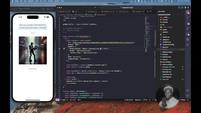 Build React Native #ai Mobile Apps with Hugging Face AI Models смотреть онлайн