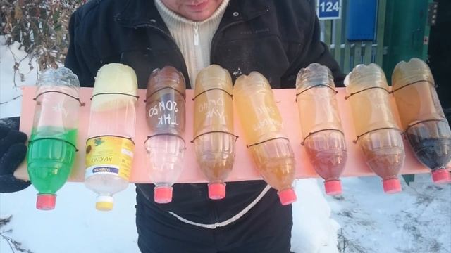 Тест масел заморозкой: Замораживаем Лукойл, ТНК, Ravenol, NGN и Shell