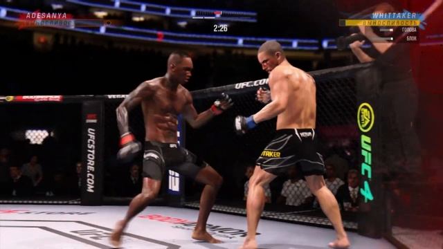 EA Sports UFC 4 ➤ Исраэль Адесанья / Israel Adesanya vs Роберт Уиттакер / Robert Whittaker смотреть онлайн