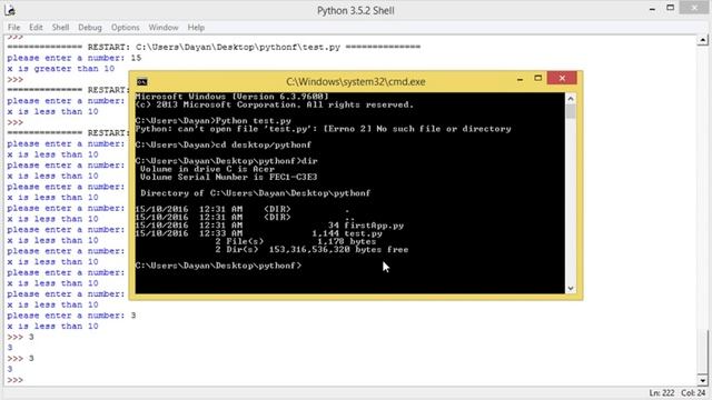 Python - 33 - Using Python with CMD смотреть онлайн