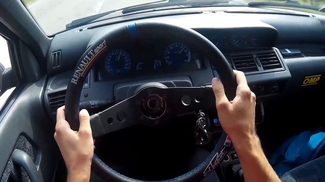 Renault Clio Williams - On board - GoPro Hero4 смотреть онлайн