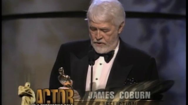 James Coburn Wins Supporting Actor: 1999 Oscars