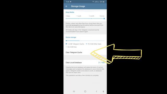 How to Clear Cache on Telegram app смотреть онлайн