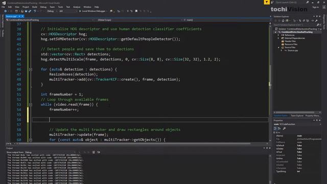 [OpenCV/C++ Tutorial] Combined People Detection and Tracking смотреть онлайн