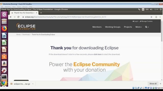 How To Install Java Eclipse IDE On Ubuntu Linux смотреть онлайн