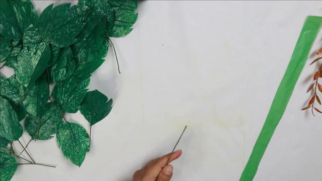 Cara membuat daun dari plastik | Diy Artificial Vines Plastic Leaf | Como hacer hojas de plastico смотреть онлайн