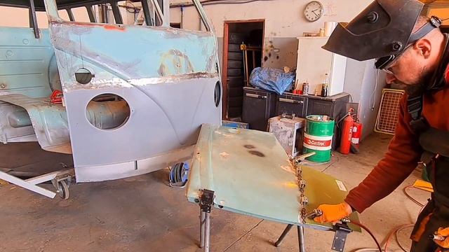 VW bus T1 type 2 - PART 17 - completion of the left side смотреть онлайн