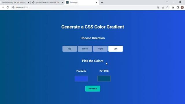 Gradient Generator #react #reels #css #html смотреть онлайн