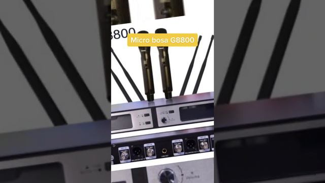 Micro không dây cao cấp bosa G8800 смотреть онлайн