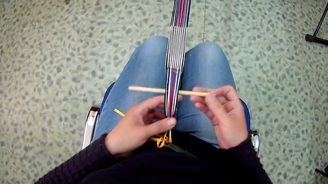 Мастер-класс по традиционному плетению поясов на дощечках от Татьяны Максимовой.Часть третья. смотреть онлайн