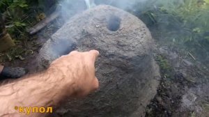 Саманная (помпейская, русская) печь своими руками. Эксперимент.