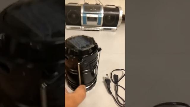 Лампа для походов с зарядкой от солнца, сети, батареек, с аккумуляторами внутри магазина GearBest смотреть онлайн