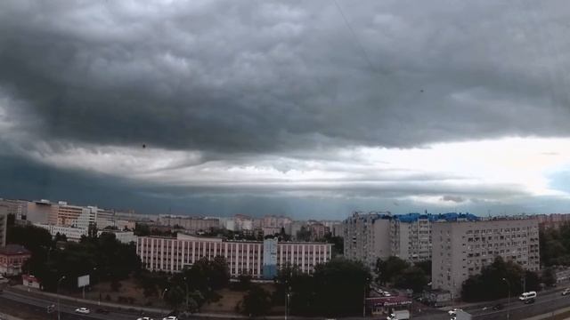 Асператус над Краснодаром (самые страшные облака). смотреть онлайн