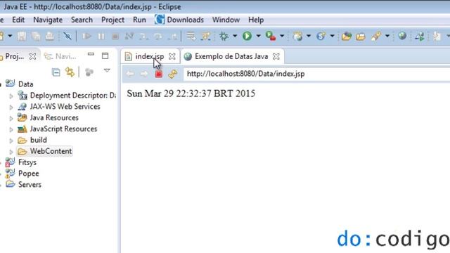 Formatação de data Java/JSP смотреть онлайн