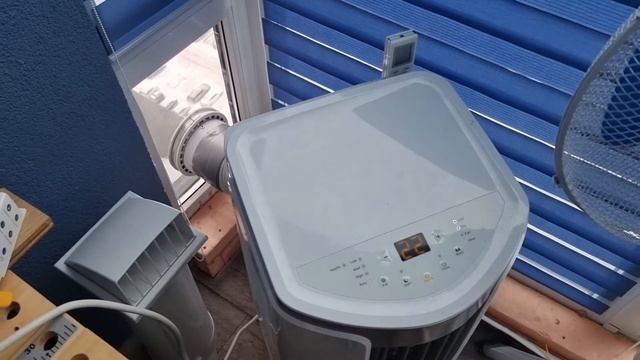 Мобильный кондиционер Cooper&Hunter CH-M12K7S. Опыт реального использования для отопления. смотреть онлайн