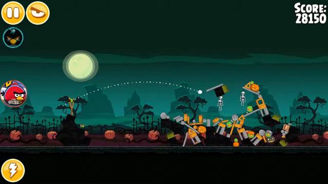 Angry Birds Seasons Pigs Ham'O'ween Version Old смотреть онлайн