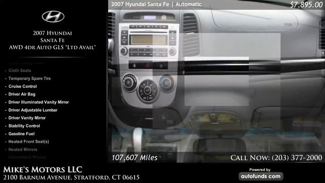 Used 2007 Hyundai Santa Fe | Mike's Motors LLC, Stratford, CT - SOLD смотреть онлайн