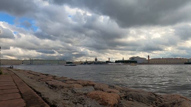 Санкт-Петербург. Медитация на берегу Невы. FullHD смотреть онлайн