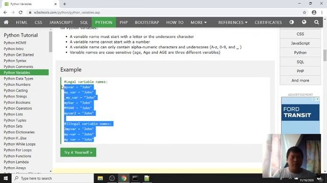 4 Python Variables смотреть онлайн