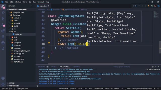 Connect Flutter Android Application with Django Backend (Hindi) смотреть онлайн