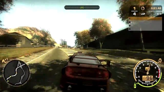 Need For Speed: Most Wanted 2005 (PC) - Gameplay смотреть онлайн