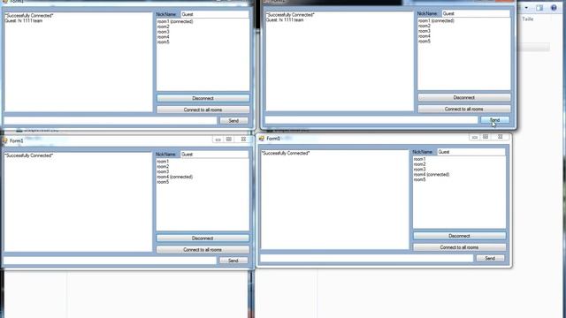 client server multi chat room c# (with source code) смотреть онлайн