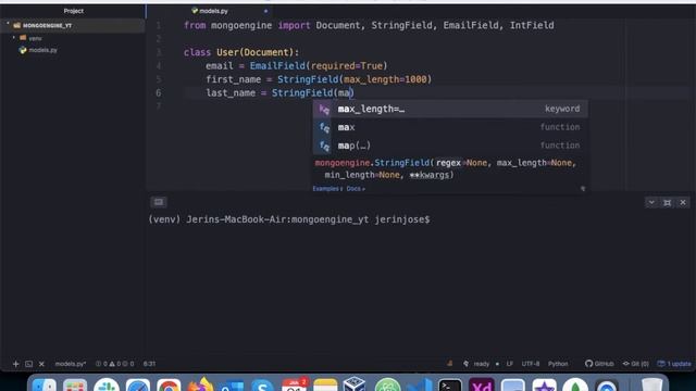 MongoEngine #2 Schema & Connection смотреть онлайн