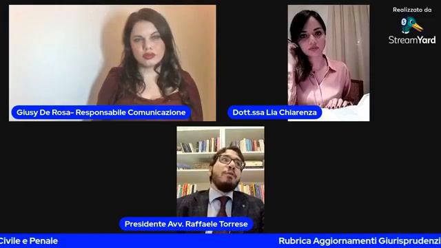 Aggiornamenti Giurisprudenziali di Diritto Civile e Penale 🟢🔴 (17.11.2021) смотреть онлайн