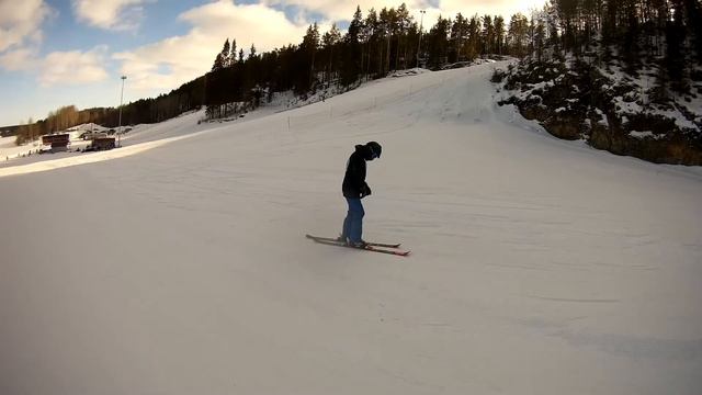 Катаем на горных лыжах. Ялгора 2016 смотреть онлайн