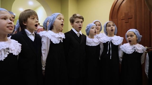 В праздник Введения архиепископа Егорьевского Матфея приветствовал хор воскресной школы "Радовесть" смотреть онлайн